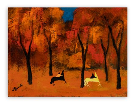 GIAN RODOLFO D'ACCARDI (1906-1993) - Senza Titolo,1986