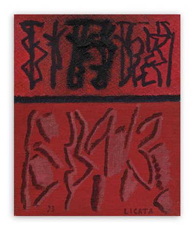 RICCARDO LICATA (1929-2014) - Senza Titolo, 1993