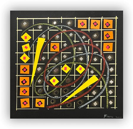 ENNIO FINZI (1931) - Senza Titolo, 2012