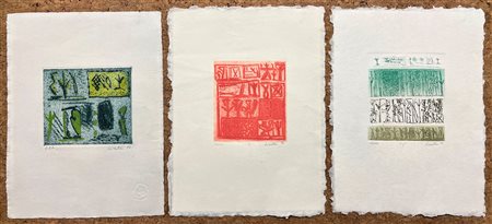 RICCARDO LICATA (1929-2014) - Lotto unico di 3 opere