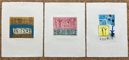 RICCARDO LICATA (1929-2014) - Lotto unico di 3 opere