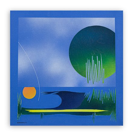 ELVIO BECHERONI (1934-200) - Pre-paesaggio, 1974