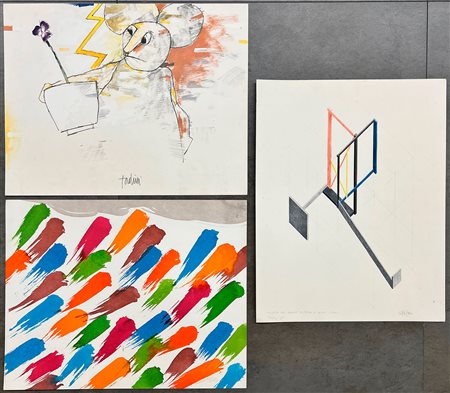 AUTORI VARI (PARDI, TADINI E CHIN) - Lotto unico di 3 opere