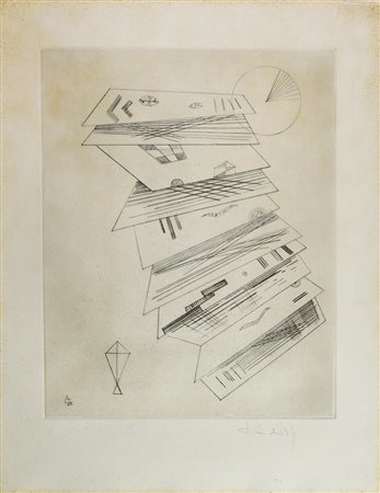 Wassily Kandinsky (1866 - 1944) ZWEITE RADIERUNG FUR DIE EDITIONS CAHIERS...