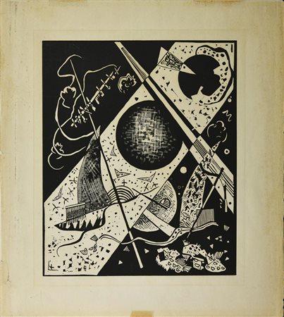 Wassily Kandinsky (1866 - 1944) KLEINE WELTEN VI, 1922 xilografia, cm...