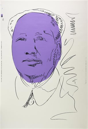 Da Andy Warhol MAO serigrafia, cm 110,8x75,6 Provenienza Collezione...