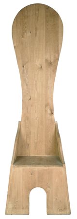 Mario Ceroli (1938) DALLA SERIE MOBILI DALLA VALLE, 1972 sedia in legno di...