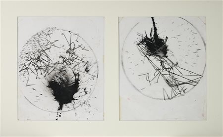 Emilio Scanavino (1922 - 1986) SENZA TITOLO inchiostro su acetato, cm 30x25...