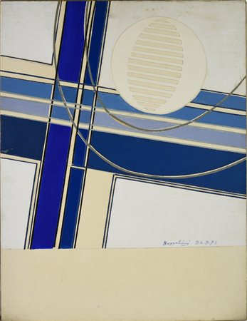 Silvano Bozzolini (1911 - 1998) SENZA TITOLO, 1973 tecnica mista su carta...