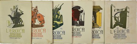 L'EROICA - RASSEGNA ITALIANA DI ETTORE COZZANI Lotto unico di 66 numeri...