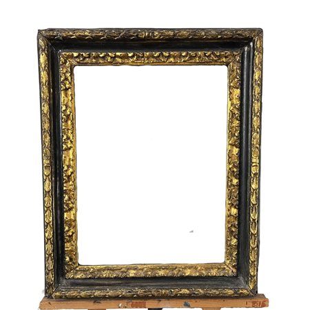 Cornice XVIII secolo periodo e modello Salvator Rosa a tre ordini di...