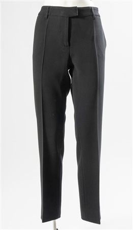 MOSCHINO BOTIQUE Pantaloni a sigaretta in triacetato nero. Taglia riportata:...