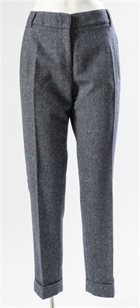 MAX MARA WEEKEND Pantaloni a sigaretti in lana melangiati sui toni del...