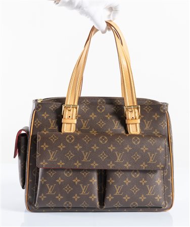 LOUIS VUITTON Borsa a spalla modello Multipli Cité in tela monogram con...