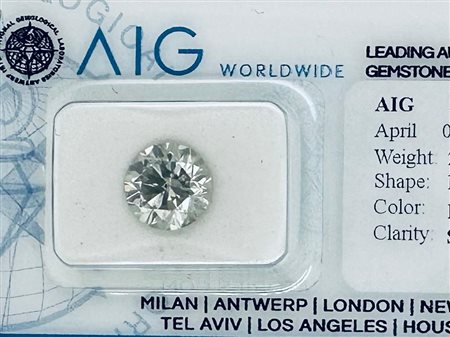 DIAMANTE 2,52 CT GIALLO CHIARO GRIGIASTRO - SI1 - C30311-1