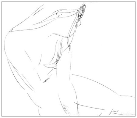 EMILIO GRECO Catania 1913 – Roma 1995 Senza titolo China su carta 47 x 55,7....