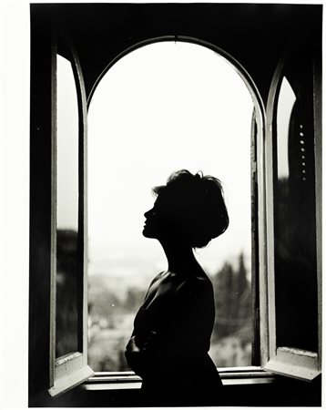 Tazio Secchiaroli 1925-1998 Claudia Cardinale alla finestra, 1960 ca stampa...