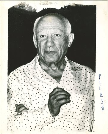 Weegee 1899-1968 Pablo Picasso, 1950 ca stampa alla gelatina ai sali...