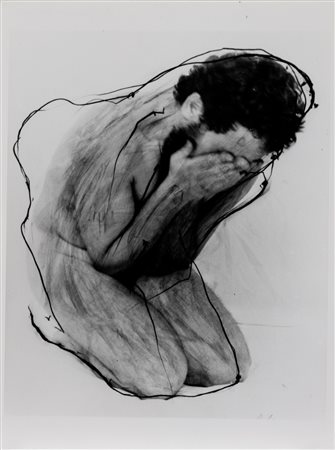 Arnulf Rainer 1929 Body poses, 1971-1976 stampa alla gelatina ai sali...