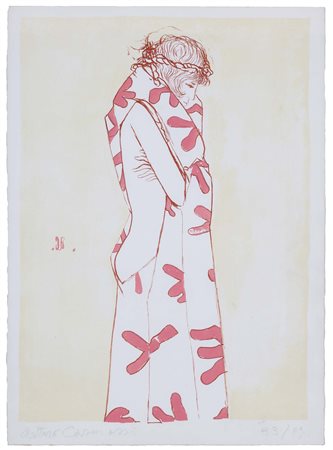 ARTURO CARMASSI (Lucca, 1925 - Empoli, 2015) Abbraccio litografia es. 83/99...