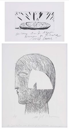 ENZO CUCCHI - MIMMO PALADINO (Paduli (Bn), 1948) , (Ancona , 1949) Soggetti...