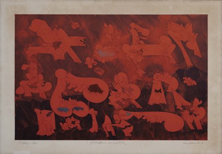 RENATO VOLPINI (Urbino, 1934 - 2017) Giocherellando con il futuro 1964...