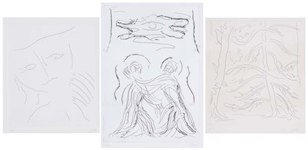 VIRGILIO GUIDI (Roma, 1892 - Venezia, 1984) Soggetti vari lotto di 3...