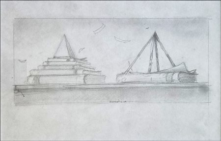 ARMODIO - SCHENARDI VILMORE Piacenza 1938 "Senza titolo"