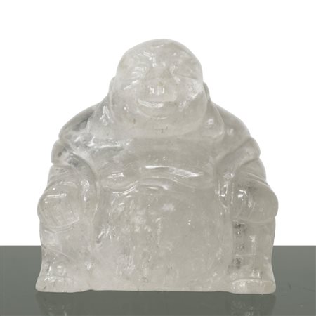 Piccolo Buddha in cristallo di rocca
