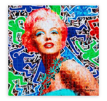 MARIA MURGIA (1935) - Marilyn nell'atelier di Keith Haring, 2019