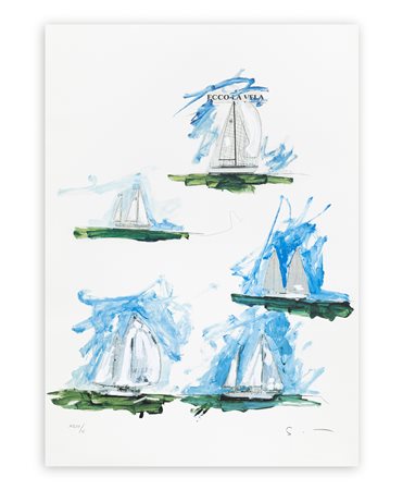 MARIO SCHIFANO (1934-1998) - Senza Titolo