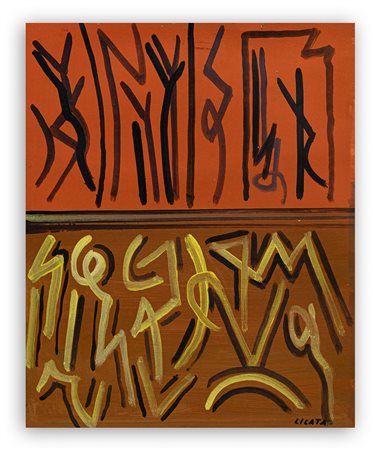 RICCARDO LICATA (1929-2014) - Senza Titolo, 1988