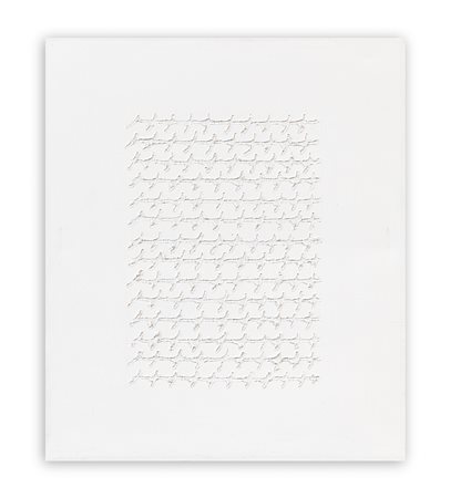 ALFREDO RAPETTI (1961) - Scrittura bianca, 2008