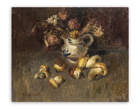 GIACINTO GALBIATI (1908-1992) - Fiori e funghi