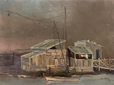 ALDO ALDI (1904-1984)
Gli Alberi sul fiume