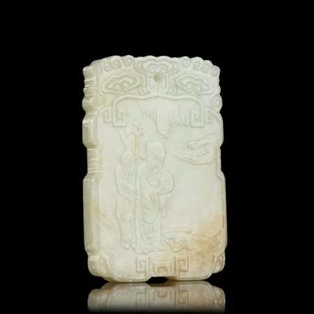  
PENDENTE IN GIADA 
 6,5 x 4,3 x 0,8