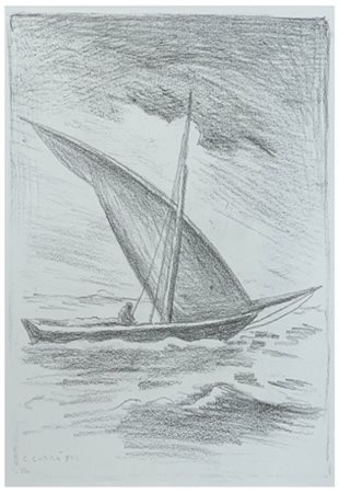 Carlo Carrà, Bateau ivre