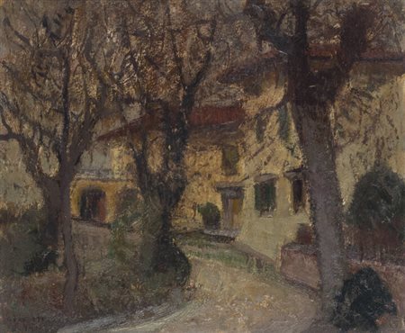 METELLO MERLO<BR>Milano 1886 - 1964 Torino<BR>"Casolari" 1943