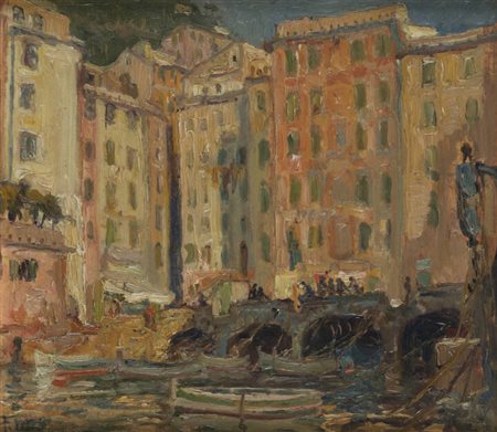 FRANCESCO MENNYEY<BR>Torino 1889 - 1950<BR>"Camogli"