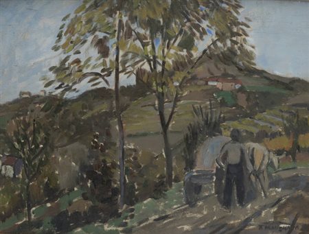 DAPHNE MAUGHAM CASORATI<BR>Londra (Regno Unito) 1897 - 1982 Torino<BR>"Paesaggio"