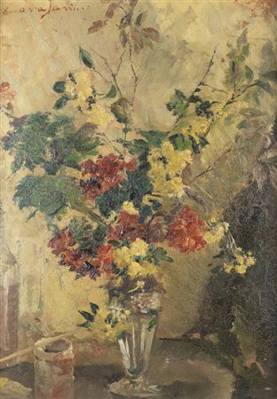 GIUSEPPE CAVASANTI<BR>Valmadonna (AL) 1895 - 1980 Laigueglia (SV)<BR>"Fiori"