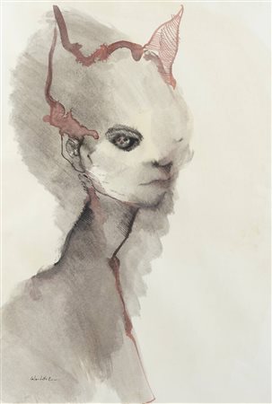 ENRICO COLOMBOTTO ROSSO<BR>Torino 1925 - 2013 Casale Monferrato (AL)<BR>"Gatto"