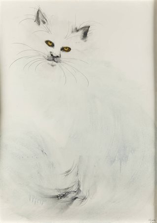 ENRICO COLOMBOTTO ROSSO<BR>Torino 1925 - 2013 Casale Monferrato (AL)<BR>"Gatto"