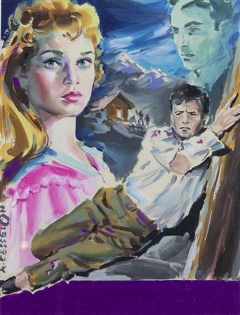 ANGELO CESSELON<BR>Settimo di Cinto Caomaggiore 1922 – Velletri 1992<BR>"Il pensiero del ferito"