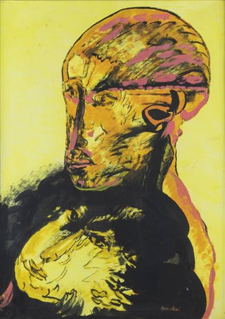 REMO BRINDISI<BR>Roma 1918 - 1996 Milano<BR>"Figure"