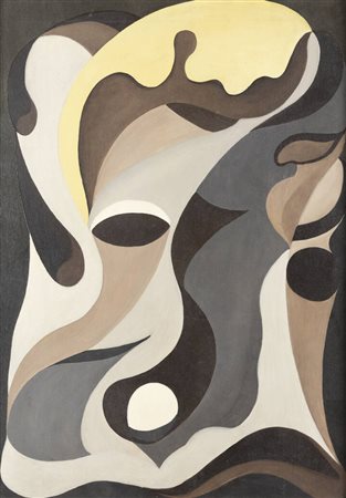 ALBINO GALVANO<BR>Torino 1907 - 1990<BR>"Senza titolo" 1970