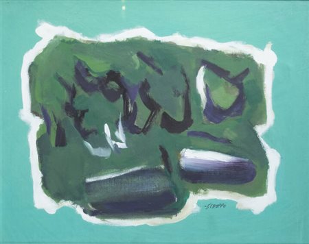 FILIPPO SCROPPO<BR>Riesi (CL) 1910 - 1993 Torre Pellice (TO)<BR>"Senza titolo" 1970