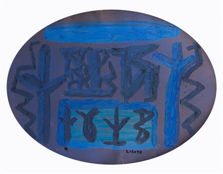 RICCARDO LICATA<BR>Torino 1929 - 2014 Venezia<BR>"Senza titolo" 1996