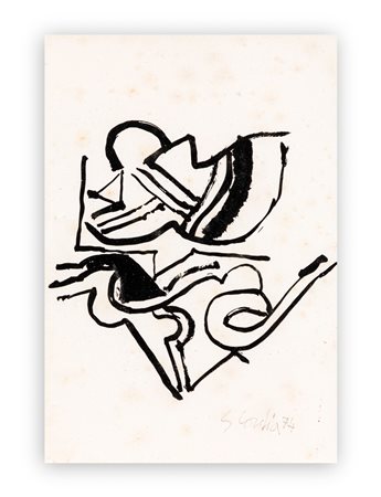ANTONIO SCORDIA (1918-1988) - Senza Titolo, 1974