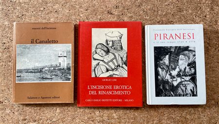 ARTE INCISORIA - Lotto unico di 3 cataloghi